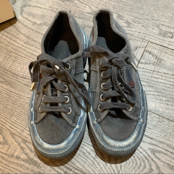 Superga Other - vintage dyed navy superga